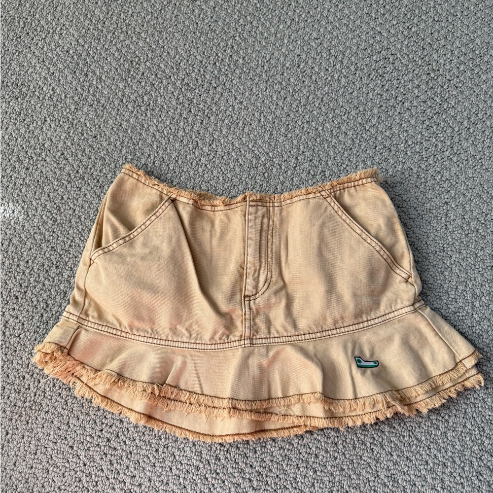Women’s Ruffle-Hem Mini Skirt
